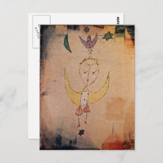 Klee - Angelus Descenddens ポストカード (正面/裏面)