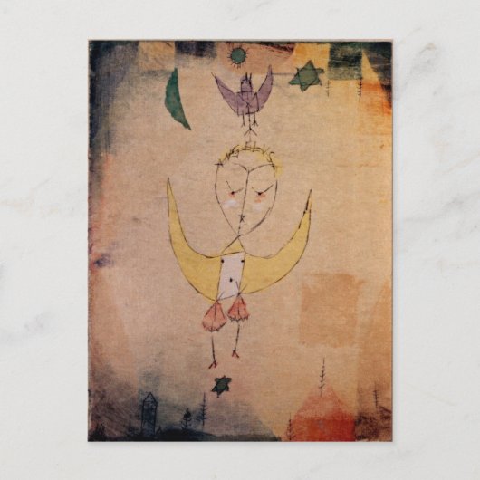 Klee - Angelus Descenddens ポストカード (正面)