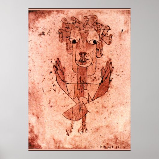 Klee - Angelus Novus (New Angel) ポスター (正面)