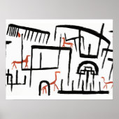 Klee - Animals in an Enclosure ポスター (正面)