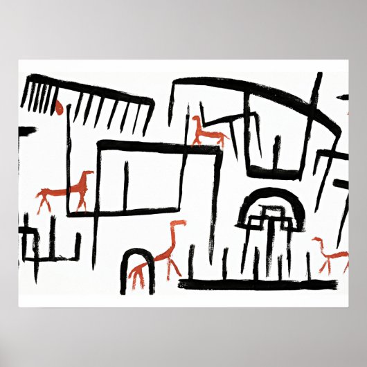 Klee - Animals in an Enclosure ポスター (正面)