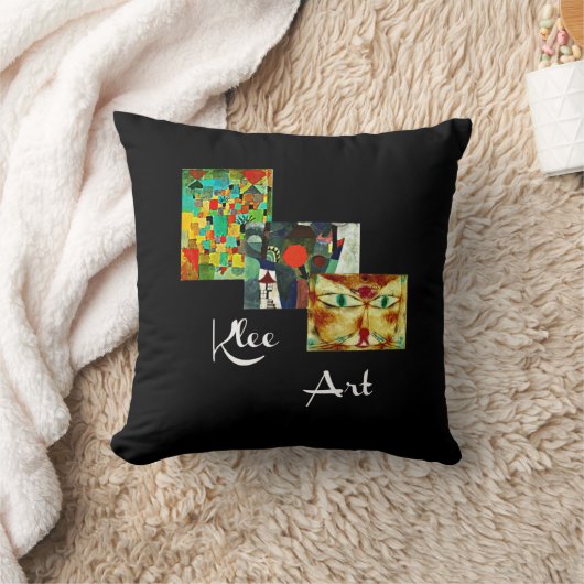 Klee art、Paul Klee collage クッション (ブランケット)