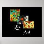 Klee artwork, Paul Klee colage, ポスター (正面)