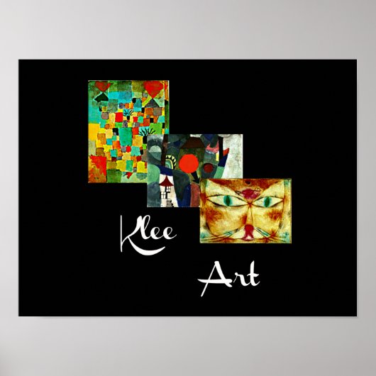 Klee artwork, Paul Klee colage, ポスター (正面)