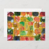 Klee - Baum und Architektur – リズメン， ポストカード (正面/裏面)