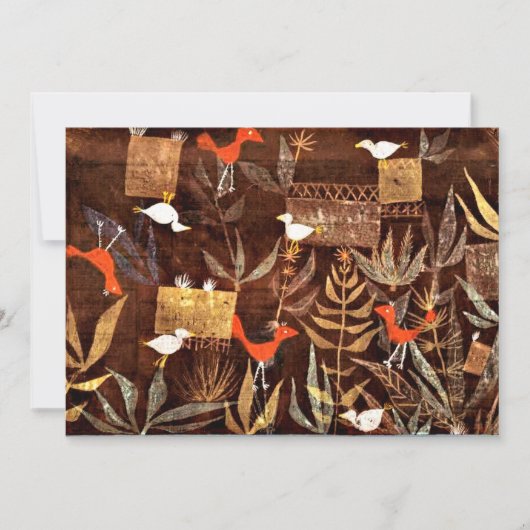 Klee - Bird Garden by Paul Klee カード (正面)