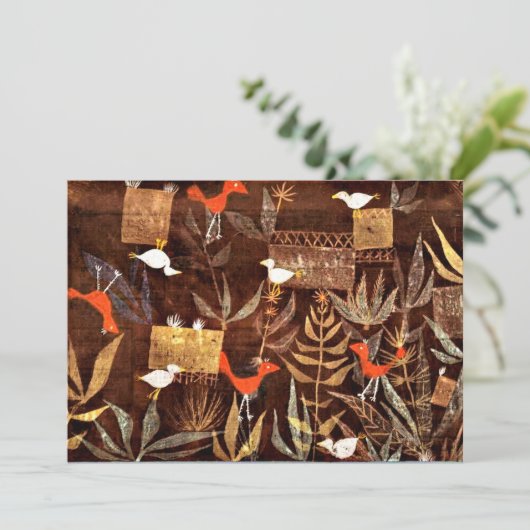 Klee - Bird Garden by Paul Klee カード (スタンド正面)