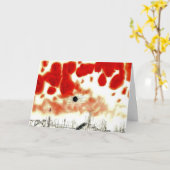 Klee - Bor上空の雲、 カード (黄色い花)