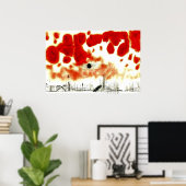 Klee - Bor上空の雲 ポスター (ホームオフィス)