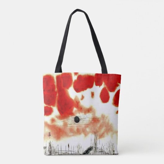 Klee - Bor-1940上の雲 トートバッグ (裏面)