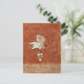 Klee - Brigetteのポートレート ポストカード (スタンド正面)