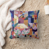 Klee - Burggarten、抽象芸術絵画ズ クッション (ブランケット)