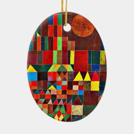 Klee - Castle and Sun, 1928年 セラミックオーナメント (裏面)