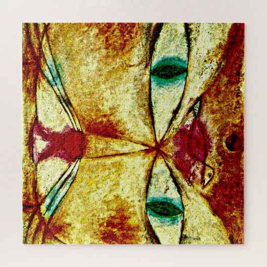 Klee - Cat and Bird ジグソーパズル (横)