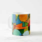 Klee - Color-Shapes、有名な絵画製品、 コーヒーマグカップ (正面左)