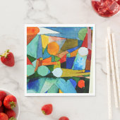 Klee - Color-Shapes、有名な絵画製品、 スタンダードランチョンナプキン (インサイチュ)