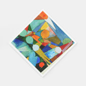 Klee - Color-Shapes、有名な絵画製品、 スタンダードランチョンナプキン (角)