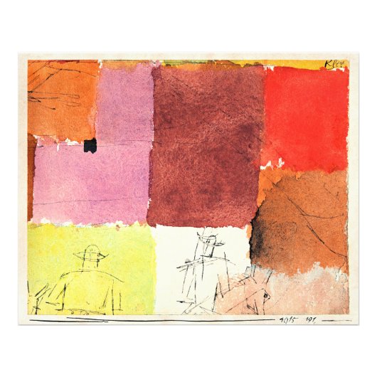 Klee - Composition with Figures, フォトプリント (正面)