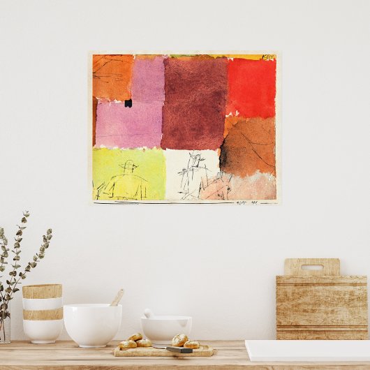 Klee - Composition with Figures, ポスター (キッチン)