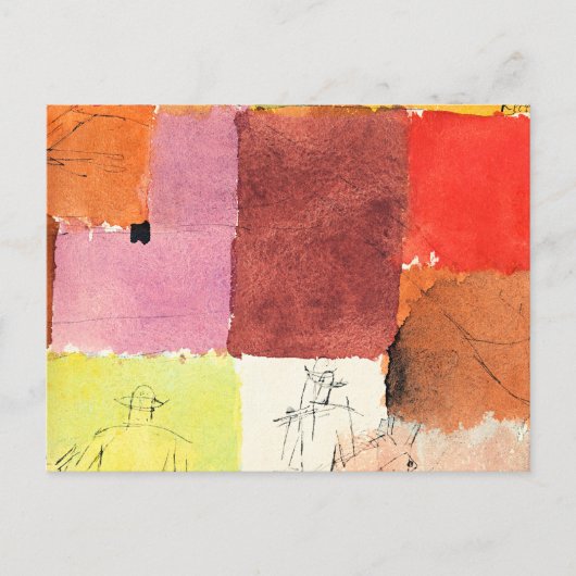 Klee - Composition with Figures, ポストカード (正面)