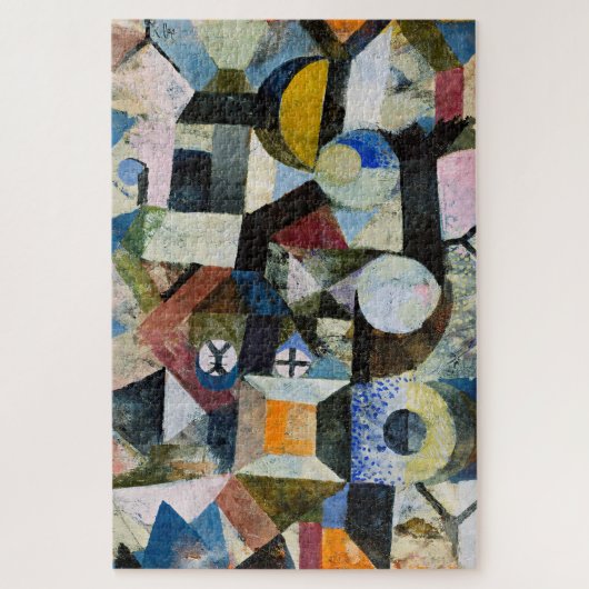 Klee - Composition with Yellow Half Moon... ジグソーパズル (縦)