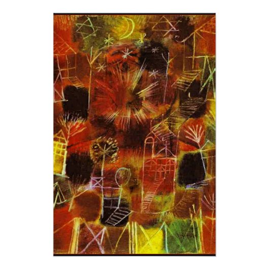 Klee - Cosmic Composition, 1919 ポスター (正面)