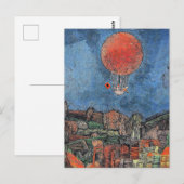Klee - Der Luft Balloon ポストカード (正面/裏面)