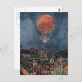 Klee - Der Luftballoon ポストカード (正面/裏面)