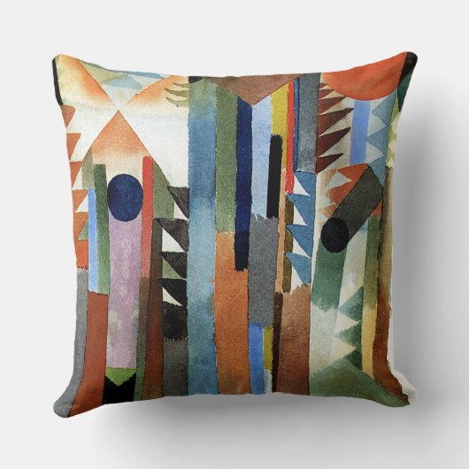 Klee - Der Wald der aus... クッション (裏面)