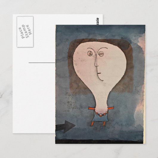 Klee - Fright of a Girl ポストカード (正面/裏面)