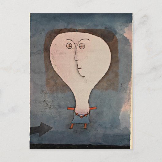 Klee - Fright of a Girl ポストカード (正面)