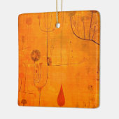 Klee - Fruits on Red、抽象芸術・アート、 セラミックオーナメント (左)