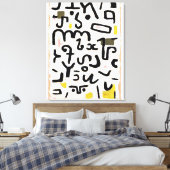 Klee - Gesetz、抽象芸術・アート キャンバスプリント (インサイチュ (寝室))