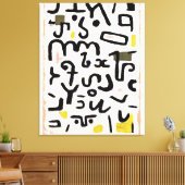 Klee - Gesetz、抽象芸術・アート キャンバスプリント (インサイチュ (リビング))