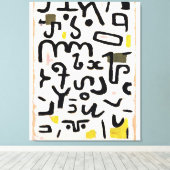 Klee - Gesetz、抽象芸術・アート キャンバスプリント (インサイチュ (ウッドフロア))