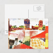 Klee - Hammamet with Mosque ポストカード (正面/裏面)