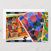 Klee - I Love Paul Klee, collage, ノートカード (正面/裏面)