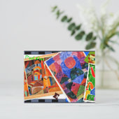 Klee - I Love Paul Klee, collage, ポストカード (スタンド正面)