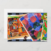 Klee - I Love Paul Klee, collage, ポストカード (正面/裏面)