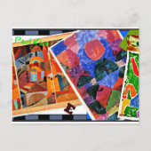 Klee - I Love Paul Klee, collage, ポストカード (正面)