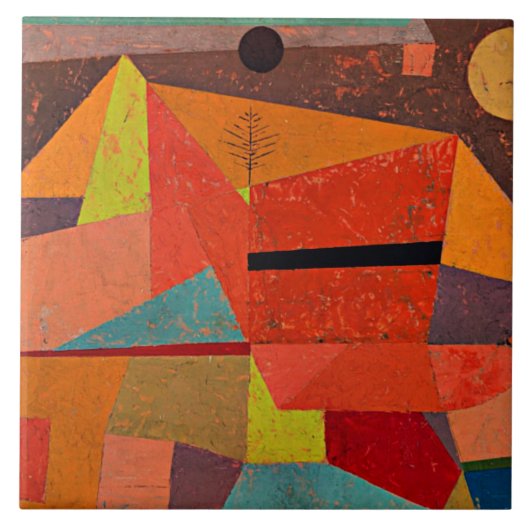 Klee - Joyful Mountain Landscape タイル (正面)