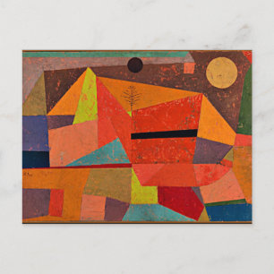 Klee - Joyful Mountain Landscape ポストカード
