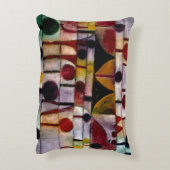 Klee - Kamel in Rhythmischer Baumlandschaft Klein アクセントクッション (裏面(縦))