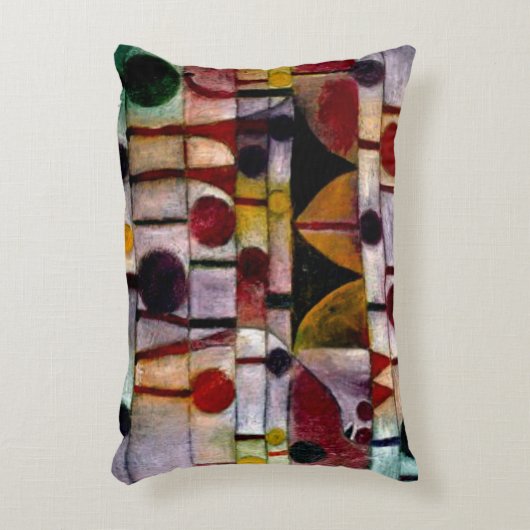 Klee - Kamel in Rhythmischer Baumlandschaft Klein アクセントクッション (正面(垂直))