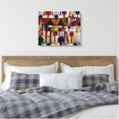 Klee - Kamel in Rhythmischer Baumlandschaft Klein キャンバスプリント (インサイチュ (寝室))