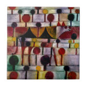 Klee - Kamel in Rhythmischer Baumlandschaft Klein タイル (正面)