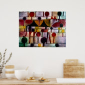 Klee - Kamel in Rhythmischer Baumlandschaft Klein ポスター (キッチン)