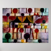 Klee - Kamel in Rhythmischer Baumlandschaft Klein ポスター (正面)