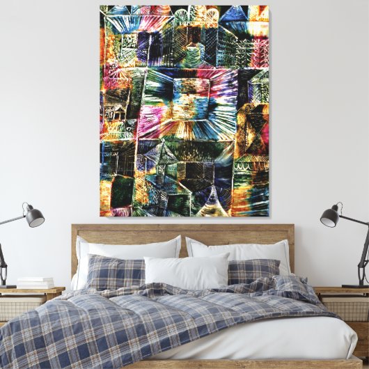 Klee - Kiosk Architecture キャンバスプリント (インサイチュ (寝室))