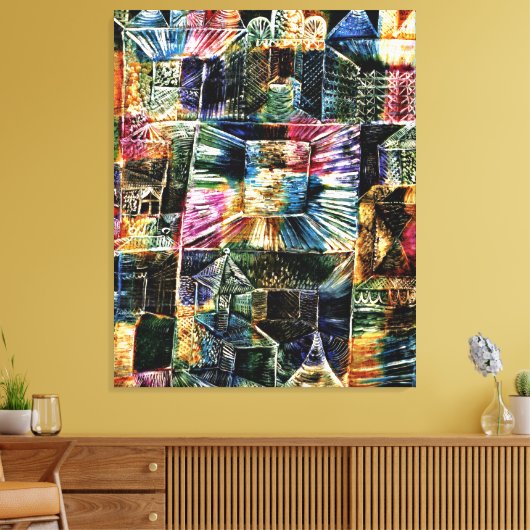 Klee - Kiosk Architecture キャンバスプリント (インサイチュ (リビング))